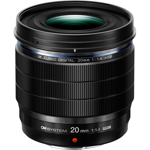 OM SYSTEM M.Zuiko Digital ED 20mm f/1.4 PRO - 2 Year Warranty - Next Day Delivery