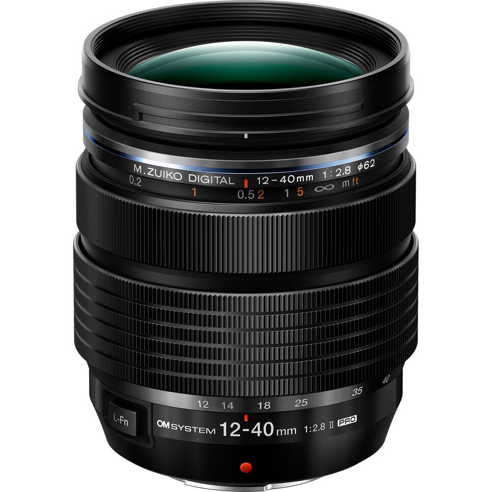 OM SYSTEM M.Zuiko Digital ED 12-40mm f/2.8 PRO II Lens - 2 Year Warranty - Next Day Delivery