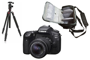 Canon 90D + 18-55 Lens + Camera Bag + Tripod - 2 Year Warranty - Next Day Delivery