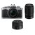 Nikon Z fc Mirrorless Camera with Z DX 16-50mm (Silver), Z DX 50-250mm and Z 40mm Lenses